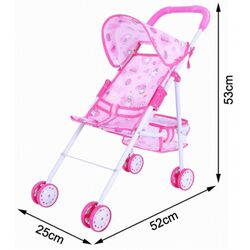 Carucior pentru papusa Alibibi MSY244502 (Pink) Thumb