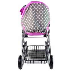 Коляска для куклы 2в1 Alice 14953 (Grey/Pink) Thumb