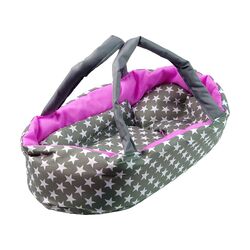 Коляска для куклы 2в1 Alice 14953 (Grey/Pink) Thumb