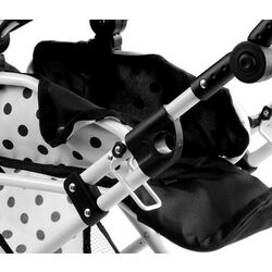 Коляска для куклы Alice 3819 (Black/White) Thumb