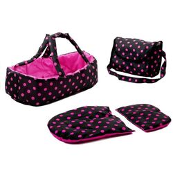 Carucior pentru papusa Alice 3820 (Black/Pink) Thumb