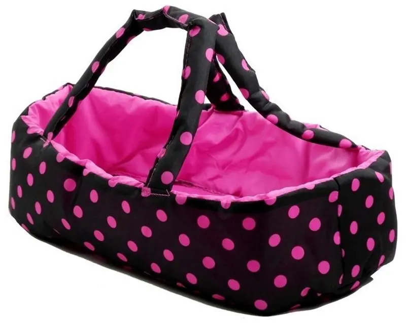 Carucior pentru papusa Alice 3820 (Black/Pink) - 6