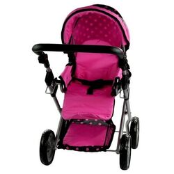 Carucior pentru papusa Alice 3820 (Black/Pink) Thumb