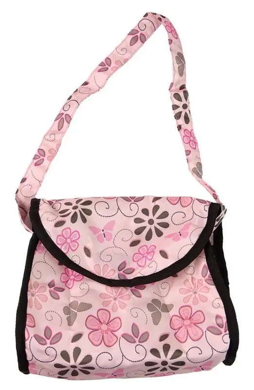 Коляска для куклы Alice Flowers 14959 (Pink) - 6