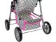 Carucior pentru papusa Alice Pink Stars 14958 (Grey/Pink)