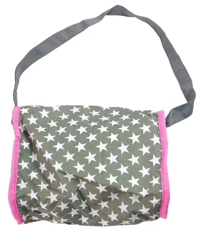 Carucior pentru papusa Alice Stars 14954 (Pink/Gray) - 10