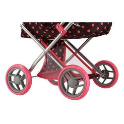 Коляска для кукол Baby Mix 16999 (Pink/Black) Thumb