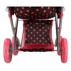 Коляска для кукол Baby Mix 16999 (Pink/Black) Thumb