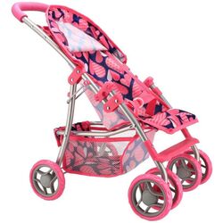 Коляска для кукол Baby Mix Gabriela 49232 (Pink/Blue) Thumb