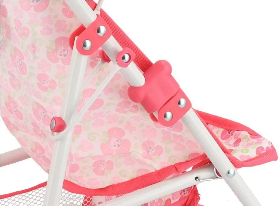 Коляска для кукол Baby Mix Terezka 49230 (Pink/White) - 4