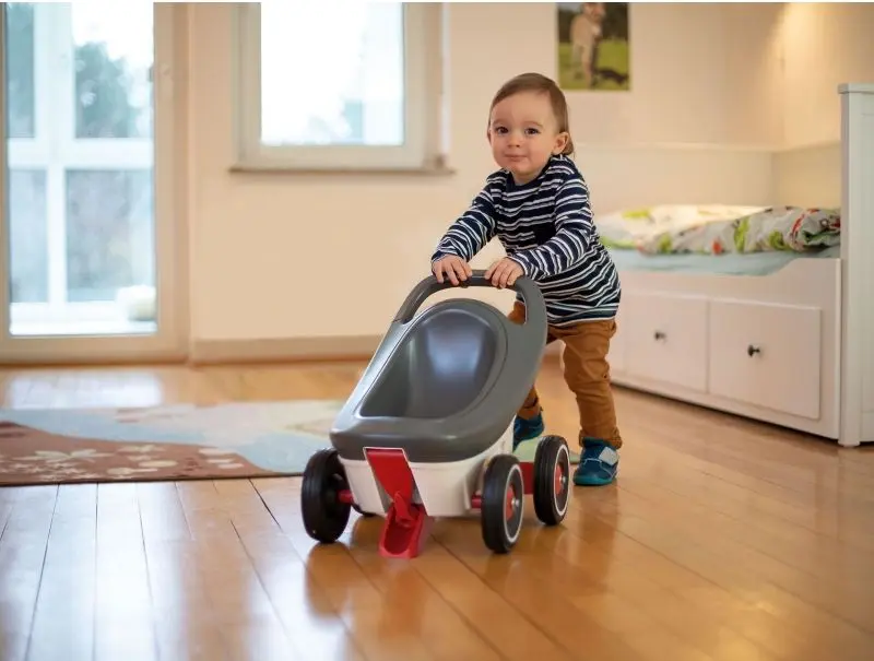 Carucior pentru papusa 3in1 Big 56255 (Grey/White) - 9