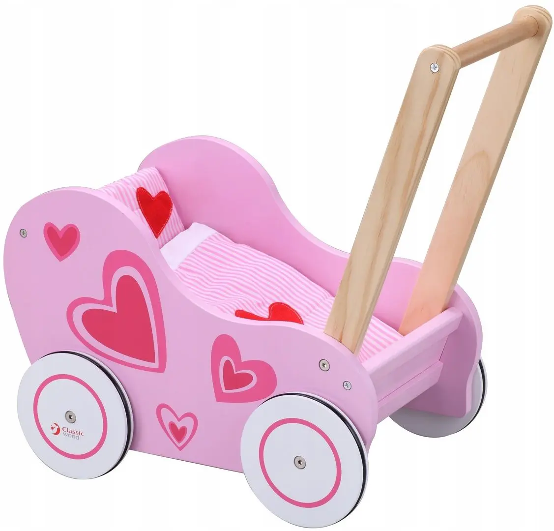 Коляска для куклы Classic World 2812 (Pink)