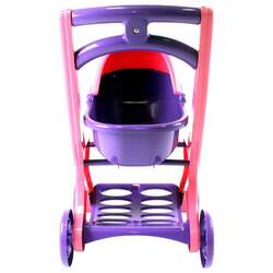 Carucior pentru papusa Doloni 0121/02 (Purple/Pink) Thumb