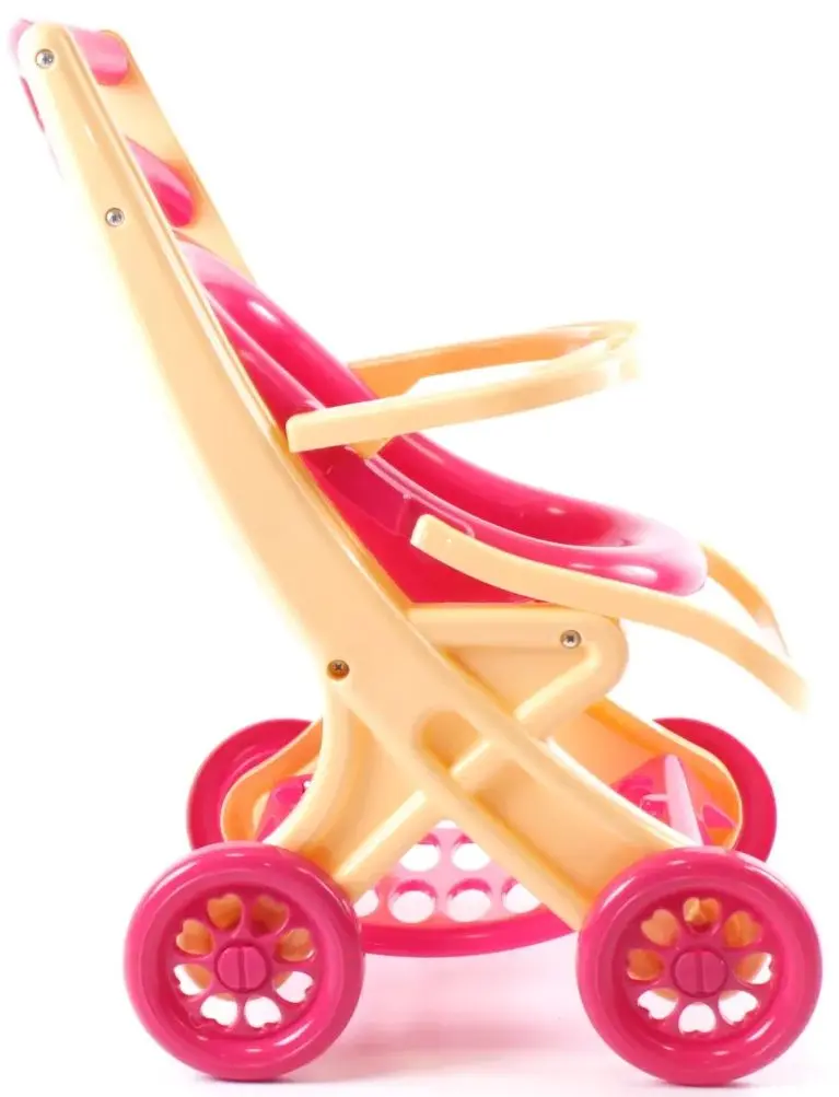 Коляска для куклы Doloni 0122/01 (Pink/Cream) - 3