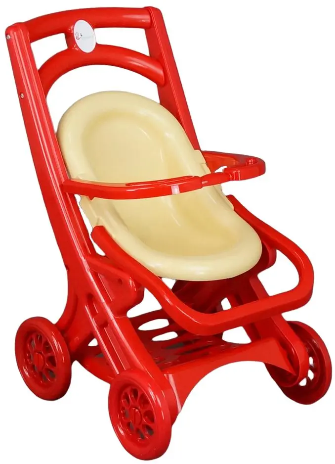 Carucior pentru papusa Doloni 0122/03 (Red/Cream)