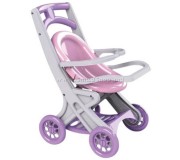 Carucior pentru papusa Doloni Active (Pink/Grey)