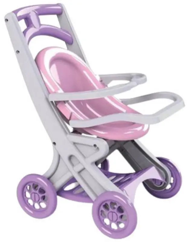 Коляска для куклы Doloni Active (Pink/Grey)