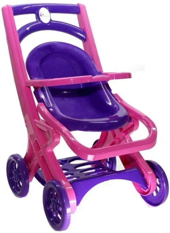 Carucior pentru papusa Doloni Active (Pink/Purple)
