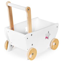 Коляска для куклы Ecotoys 2150N (Wood/White) Thumb