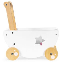 Коляска для куклы Ecotoys 2150N (Wood/White) Thumb