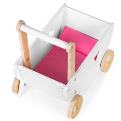 Коляска для куклы Ecotoys 2150N (Wood/White) Thumb