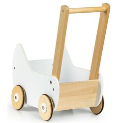 Коляска для куклы Ecotoys ESC-W-0173 (Wood/White) Thumb