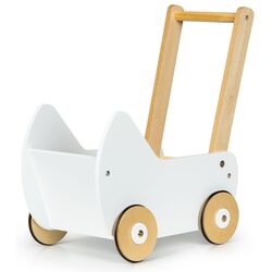 Коляска для куклы Ecotoys ESC-W-0173 (Wood/White) Thumb