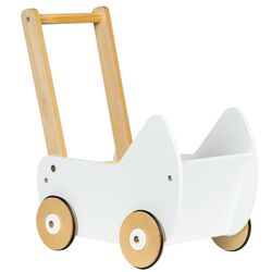Коляска для куклы Ecotoys ESC-W-0173 (Wood/White)