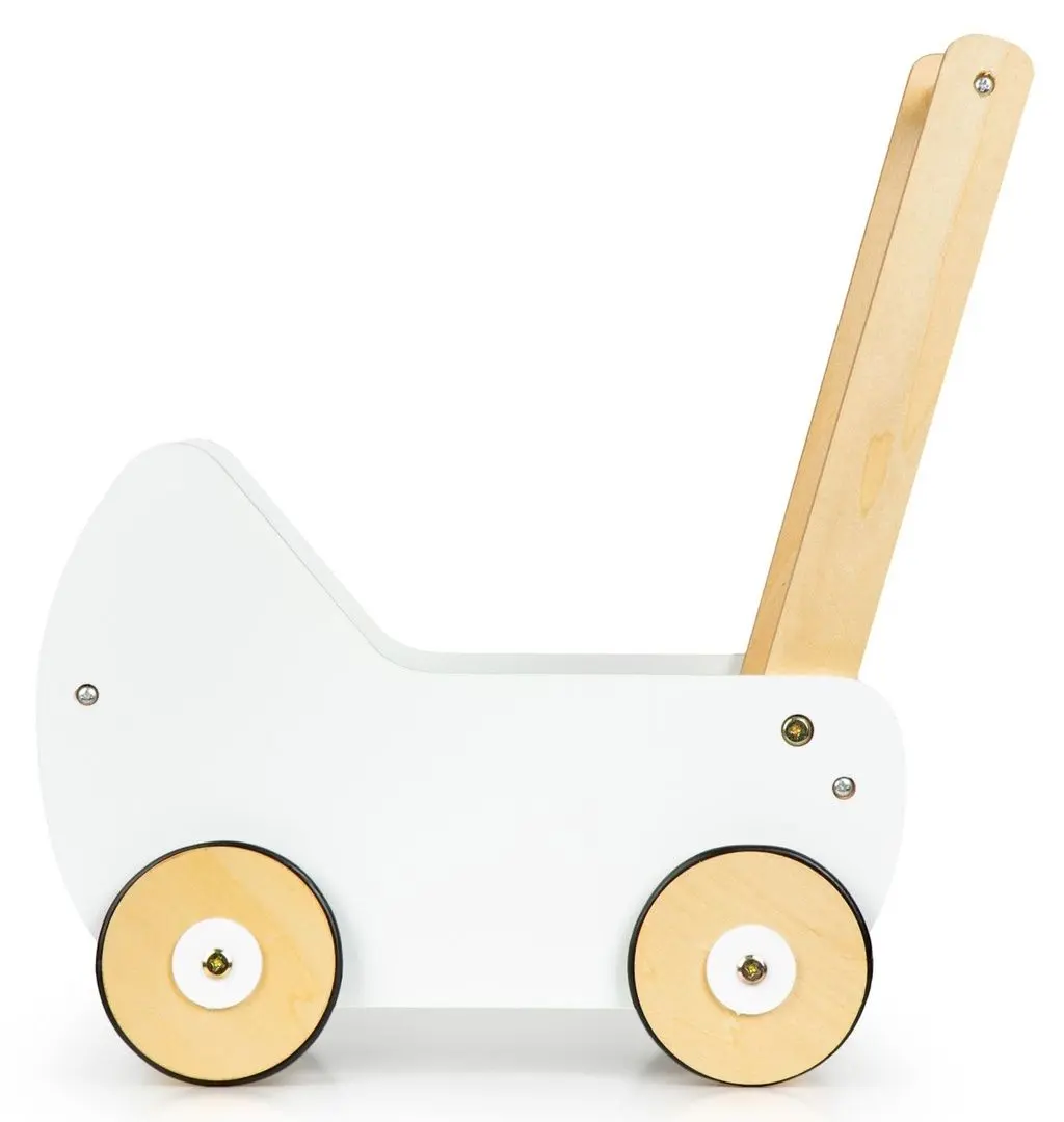 Коляска для куклы Ecotoys ESC-W-0173 (Wood/White)