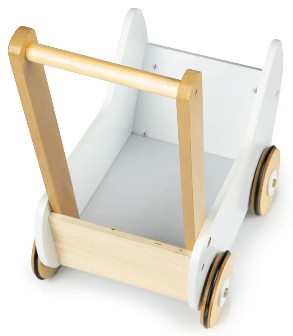 Коляска для куклы Ecotoys ESC-W-0173 (Wood/White)