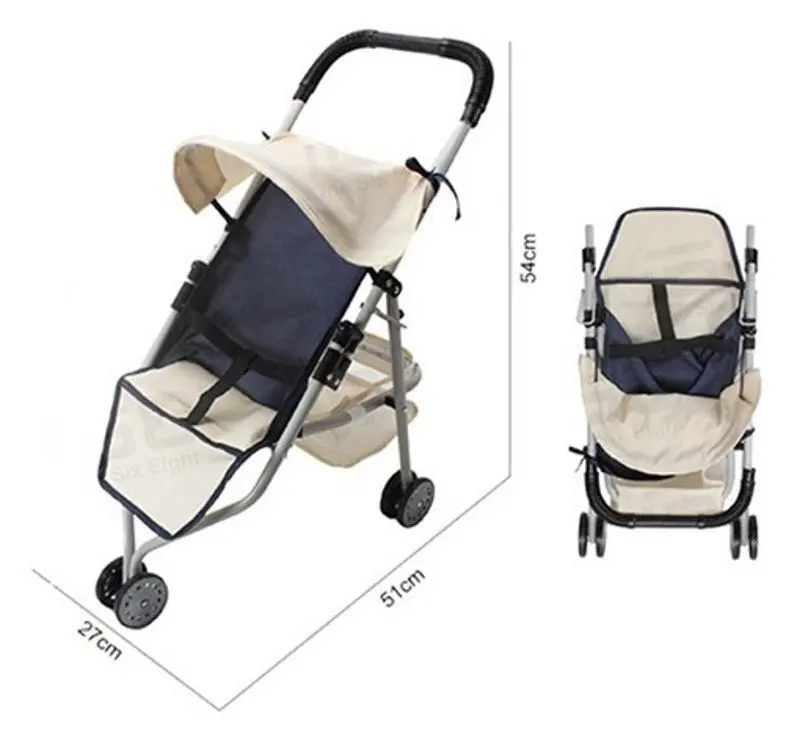 Carucior pentru papusa Essa Toys CS7712 (Blue) - 2