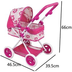 Carucior pentru papusa Essa Toys FL8137-1 (Pink) Thumb
