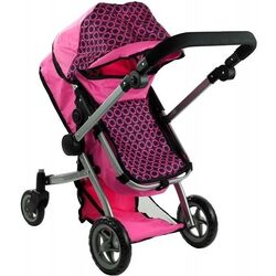 Коляска для куклы LeanToys Alice 3814 (Pink) Thumb