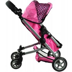 Коляска для куклы LeanToys Alice 3814 (Pink) Thumb