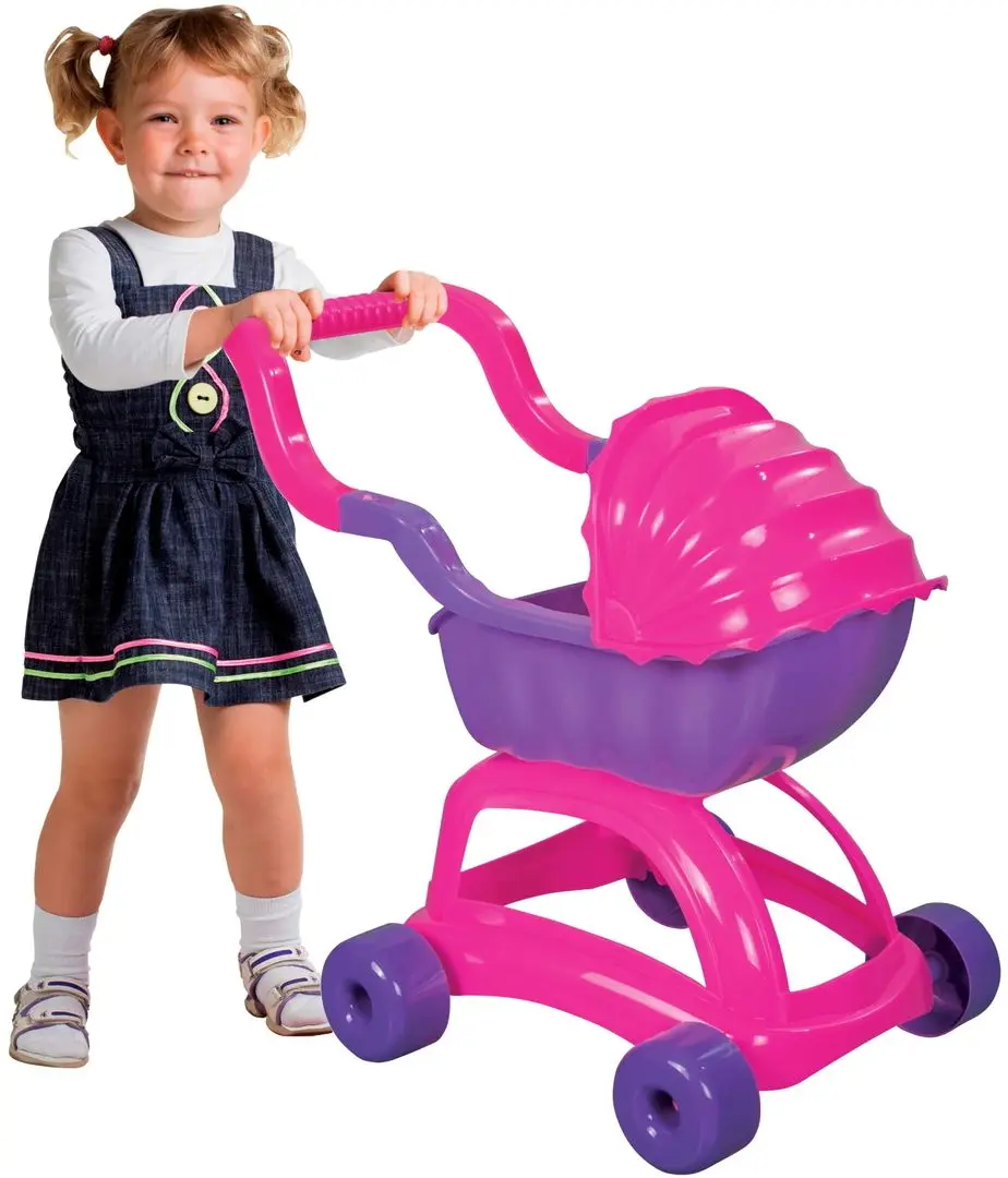 Carucior pentru papusa Malipen 5228386 (Pink/Purple) - 3