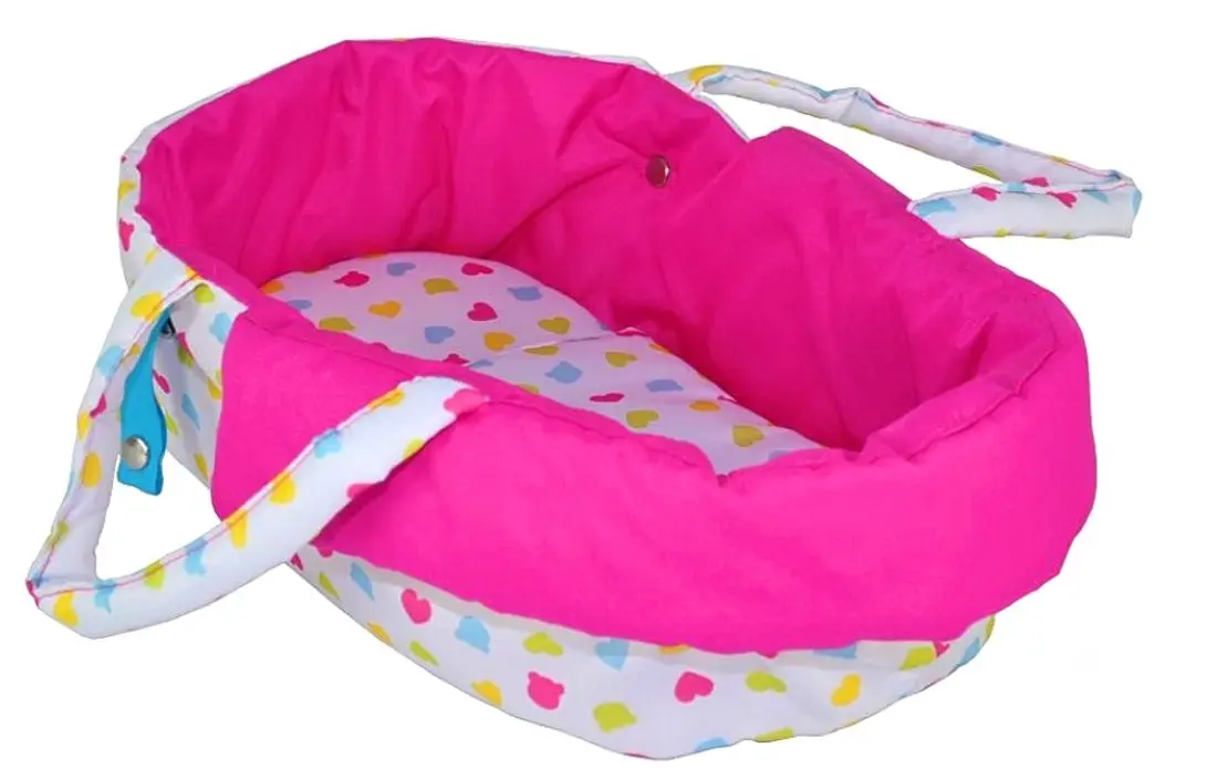 Carucior pentru papusa Milly Mally Alice Candy (Pink/White)