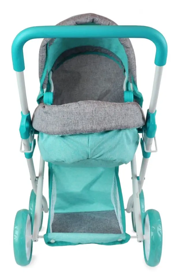 Коляска для куклы Milly Mally Alice Prestige (Mint/Gray) - 2