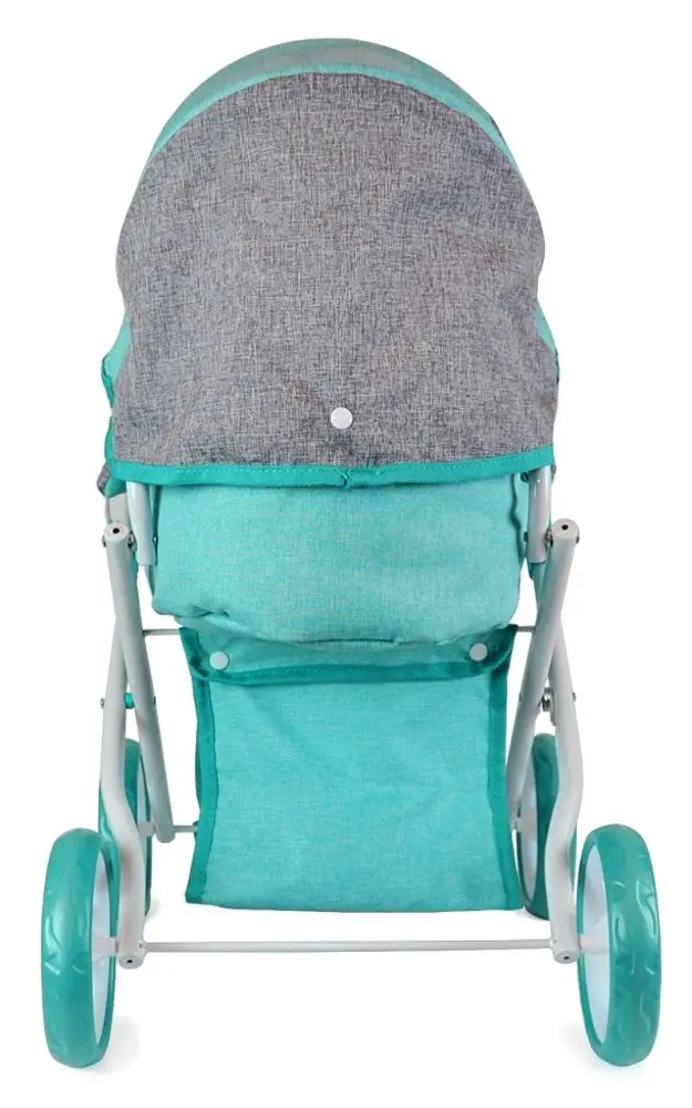Коляска для куклы Milly Mally Alice Prestige (Mint/Gray) - 3