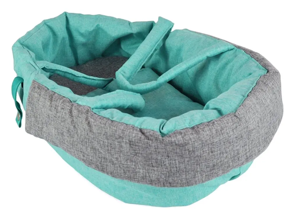 Коляска для куклы Milly Mally Alice Prestige (Mint/Gray) - 6