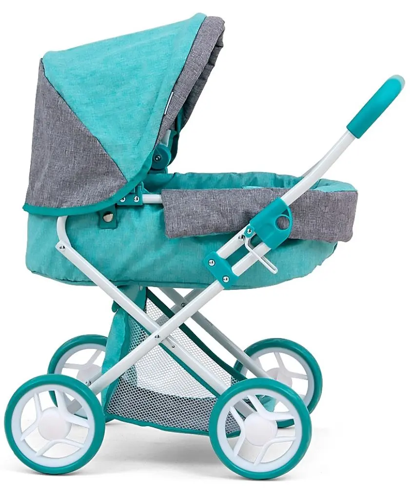 Коляска для куклы Milly Mally Alice Prestige (Mint/Gray)