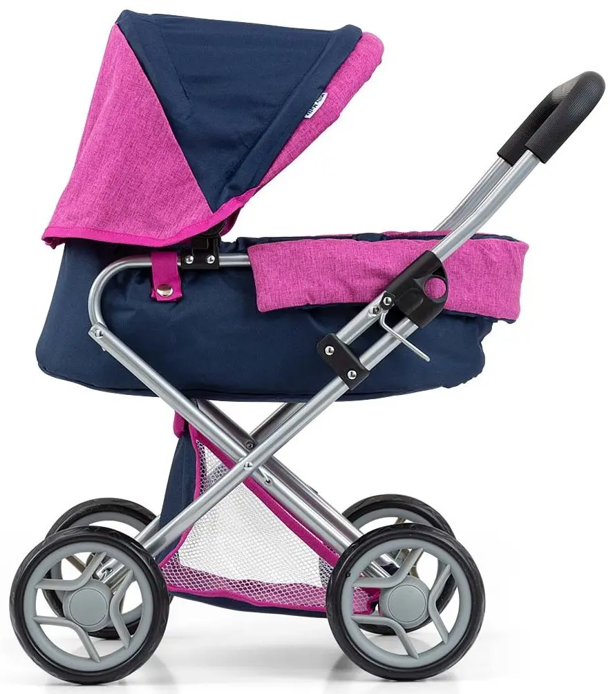 Carucior pentru papusa Milly Mally Alice (Prestige Navy/Pink) - 2