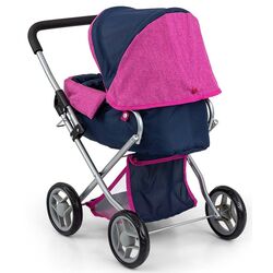 Carucior pentru papusa Milly Mally Alice (Prestige Navy/Pink) Thumb