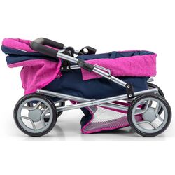 Carucior pentru papusa Milly Mally Alice (Prestige Navy/Pink) Thumb
