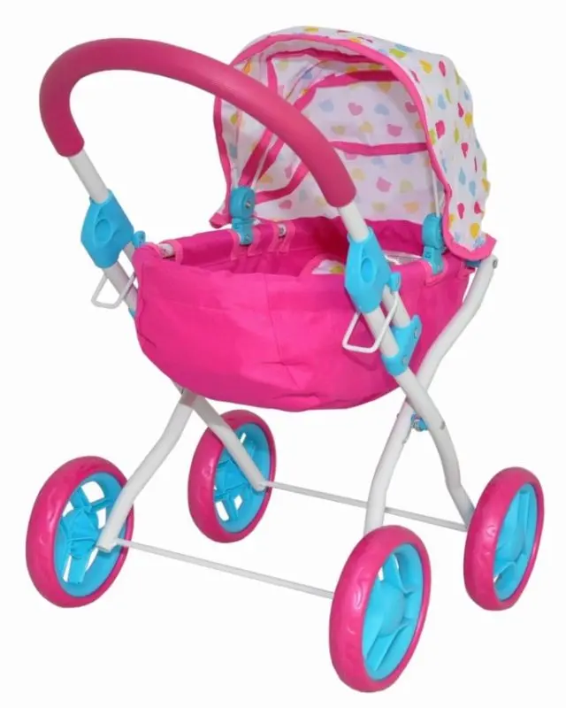 Коляска для куклы Milly Mally Dori Candy (Pink/White) - 4