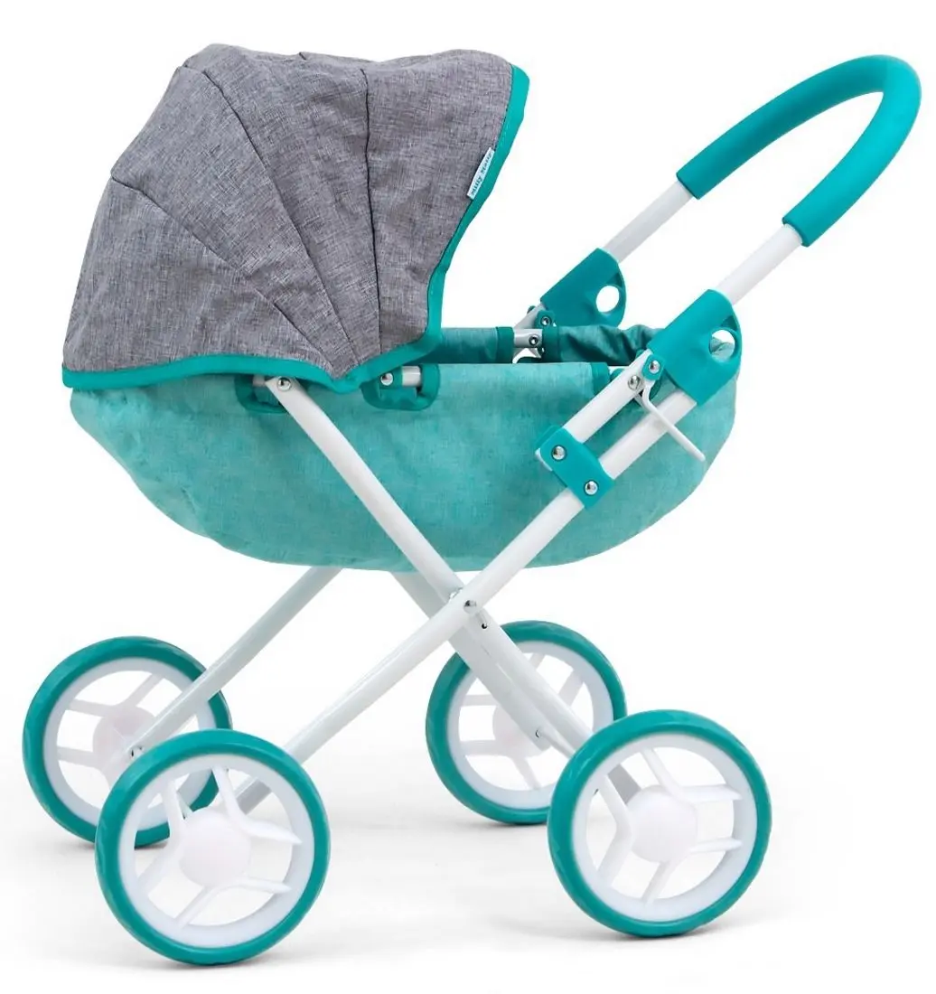 Carucior pentru papusa Milly Mally Dori Prestige (Mint/Gray)