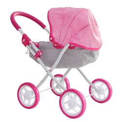 Коляска для куклы Milly Mally Dori Prestige (Pink/Gray) Thumb