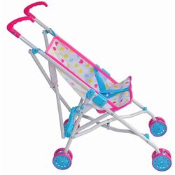 Коляска для куклы Milly Mally Julia Candy (Pink/White) Thumb