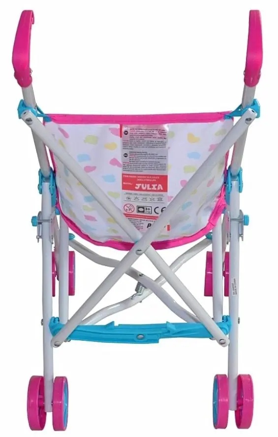 Коляска для куклы Milly Mally Julia Candy (Pink/White)