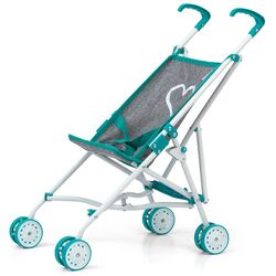 Carucior pentru papusa Milly Mally Julia Prestige (Mint/Grey)