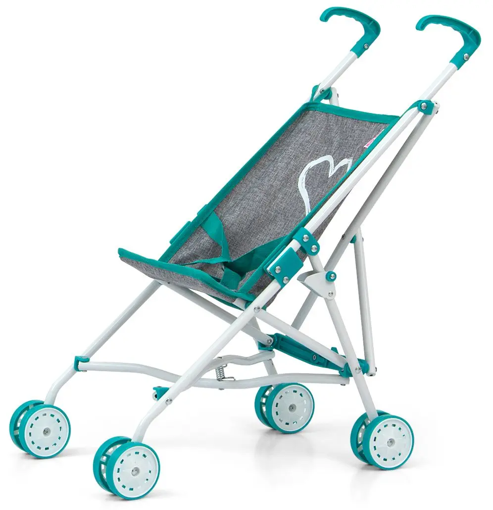 Коляска для куклы Milly Mally Julia Prestige (Mint/Grey)